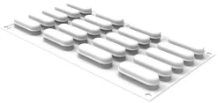 Moule silicone 20 mini-éclairs 30 x 17,5 cm Silikomart