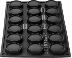 Moule silicone Mini Macaron Kit 2 pièces Ø 4 cm Pavoni