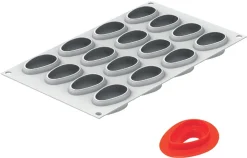 Moule silicone 16 mini-mangues 30 x 17,5 cm Silikomart