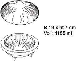 Moule silicone Noisette format gâteau Par Cedric Grolet Pavoni