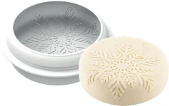 Moule silicone Nève décor flocon Ø 17 x ht 5,5 cm Silikomart