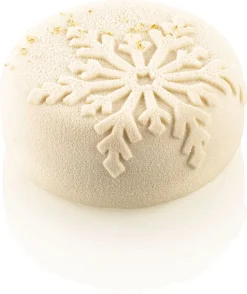 Moule silicone Nève 6 mini décors flocon 30 x 17,5 cm Silikomart
