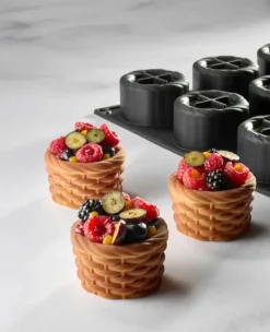 Moule silicone Panier 12 paniers 40 x 30 cm Pavoni