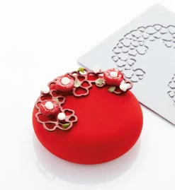 Moule silicone Pavodécor Décor coeur 3 empreintes Pavoni