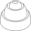 Moule silicone Pavoflex 24 moules anneaux 60 x 40 cm Pavoni