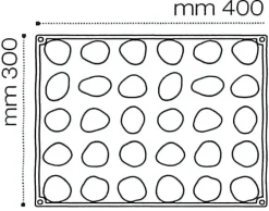 Moule silicone Pavoflex 30 Zen 40 x 30 cm Pavoni