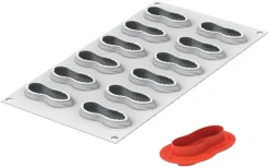 Moule silicone 12 petites cacahuètes 30 x 17,5 cm Silikomart