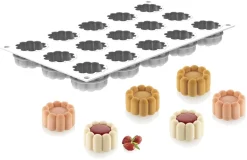 Moule silicone 15 petites charlottes 30 x 17,5 cm Silikomart