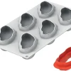Moule silicone 6 pistaches 30 x 17,5 cm Silikomart