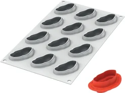 Moule silicone 12 pistaches 30 x 17,5 cm Silikomart