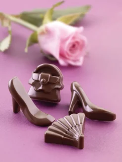Moule silicone pour chocolat 14 sujets fashion Easy Choc Silikomart