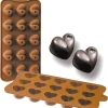 Moule silicone pour chocolat coeur 15 empreintes Ibili