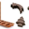 Moule silicone pour chocolat 8 sujets Noël Ibili