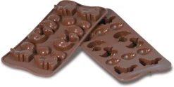 Moule silicone pour chocolat 14 sujets de Pâques Easy Choc Silikomart