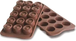Moule silicone pour chocolat 15 ronds Easy Choc Silikomart