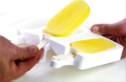 Moule silicone pour glace 90 ml forme esquimaux 40 x 30 cm Silikomart