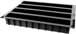Moule silicone professionnel 4 bûches carrées 60 x 40 cm Silikomart