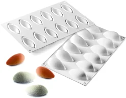 Moule silicone 12 quenelles 30 x 17,5 cm Silikomart