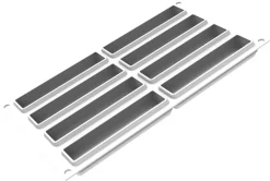 Moule silicone 8 rectangles décorés biscuit 30 x 17,5 cm Silikomart