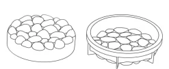 Moule silicone Rocky Ø 18 cm Pavoni