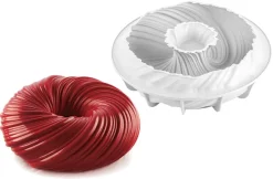 Moule silicone rond Intreccio Ø 18 cm Silikomart
