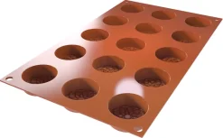 Moule silicone rond mauresque 15 empreintes 30 x 17,5 cm Silikomart