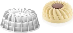 Moule silicone rond Plein Coeur GM Ø 14 x 5,9 cm Silikomart