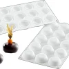 Moule silicone 15 ronds bombés Globe 30 x 17,5 cm Silikomart
