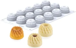 Moule silicone 15 ronds Pleincoeur Ø 4 x 2,7 cm Silikomart