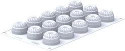 Moule silicone 15 ronds Pleincoeur Ø 4 x 2,7 cm Silikomart