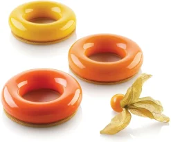 Moule silicone 6 savarins Ø 8,5 cm Silikomart