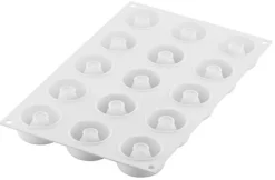 Moule silicone 12 savarins Oblio Ø 5 cm Silikomart