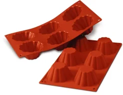 Moule silicone Silicon Flex 6 brioches Ø 7,9 cm 30 x 17,5 cm Silikomart