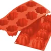 Moule silicone Silicon Flex 8 charlottes Ø 7 cm 30 x 17,5 cm Silikomart