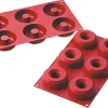 Moule silicone Silicon Flex 6 donuts Ø 7,5 cm 30 x 17,5 cm Silikomart