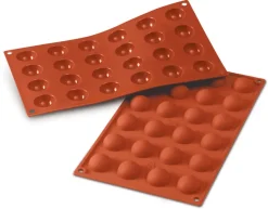Moule silicone Silicon Flex 24 demi-sphères Ø 3 cm 30 x 17,5 cm Silikomart