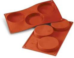 Moule silicone Silicon Flex 3 florentins Ø 10,3 cm 30 x 17,5 cm Silikomart