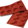 Moule silicone Silicon Flex 8 florentins Ø 6 cm 30 x 17,5 cm Silikomart
