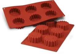Moule silicone Silicon Flex 6 marguerites Ø 7 cm 30 x 17,5 cm Silikomart