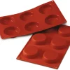 Moule silicone Silicon Flex 6 millassons Ø 8 cm 30 x 17,5 cm Silikomart
