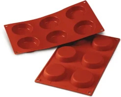 Moule silicone Silicon Flex 6 millassons Ø 8 cm 30 x 17,5 cm Silikomart