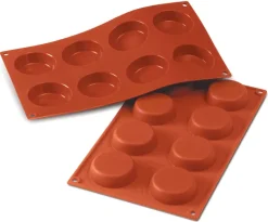 Moule silicone Silicon Flex 8 millassons Ø 6 cm 30 x 17,5 cm Silikomart