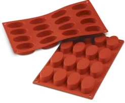 Moule silicone Silicon Flex 16 ovales 30 x 17,5 cm Silikomart