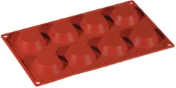 Moule silicone Silicon Flex 8 tartelettes Ø 6 cm 30 x 17,5 cm Silikomart