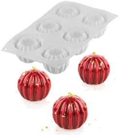 Moule silicone 6 sphères Supernova Ø 6,4 cm Silikomart