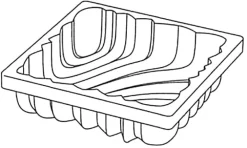 Moule silicone Squeeze 16 x 16 cm Pavoni