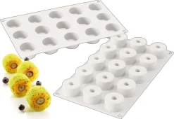 Moule silicone 15 sushis rolls 30 x 17,5 cm Silikomart