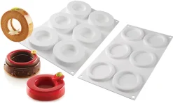 Moule silicone The Ring 6 anneaux 30 x 17,5 cm Silikomart