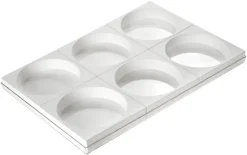 Moule silicone Torta flex 6 disques Ø 18 cm Silikomart