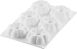 Moule silicone 6 truffle crown 30 x 17,5 cm Silikomart